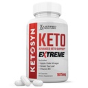 Ketosyn Keto ACV Pastile extreme 1675 MG Keto suport Blend Capsule Alternative la Keto ACV Gummies Formulat cu Apple Cidru Oţet extra Fecioară Olive Pulbere de ulei verde Tea Leaf 60 capsule