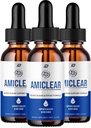 Amiclear drops Healthy Formula - Picături suplimentare dietetice - extra Putere Amiclear Picături lichide, Seminte de struguri, Amiclear Drops Recenzii (3 ambalaj - 180 ML)