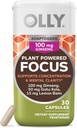 OLLY Focus Adaptogen, Ginseng, Gotu Kola, Mood Supplement, Capsule vegetariene - 30ct