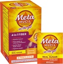Metamucil Fiber Singles Smooth Texture Orange - 30 Pachete, 12,9 Ounce (Pachet de 1)
