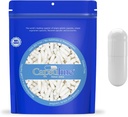 Capsuline Dimensiune 000 - Capsule albe de gelatină goale de culoare - 10000 Conte - Capsule goale pentru pastile de gel - DIY Capsule pure pentru pastile bovine - Capace goale - Kosher și Halal Certified - ne-GMO certificate