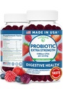 Lunakai SUA Made Probiotic Gummies - 5 miliarde CFU, Vegan, Non-GMO, Gluten-Free - Digestive & Immune Support for Women & Men - 60 Chewable Gummies