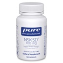 Încapsularea pură NSK-SD - 100 mg Nattokinază - pentru circulaţia normală a sângelui - susţine activitatea fibrinolitică * - Gluten Free & non- GMO - 120 capsule