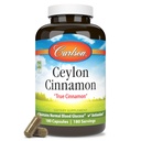 Carlson - Ceylon Scorțișoară, Suplimente cu scorțișoară, 500 mg, Pastile extract de scorțișoară, Capsule cu scorțișoară Ceylon, 180 capsule