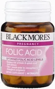 Blackmores Viltamins Acid folic pentru femei care sunt gata să aibă un copil 90 comprimate. [Free for You Beauty Cadou]