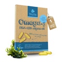 Testa Omega-3 Supliment - Omega cu bază Vegană 3 capsule DHA EPA din Algae - Omega 3 acizi grași - Suporturi inimă, creier și sănătate comună - Plastic negativ, RTG și Kosher - Două luni de aprovizionare
