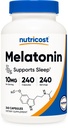Nutricost Melatonină 10mg, 240 capsule, fără GMO & Gluten
