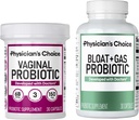 Choice Vaginal Wellness Probiotic 30ct + Bloat & Gas Probiotic 30ct - Lunar Relief Combo pentru femei