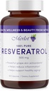 Merlot Resveratrol capsule de 500 mg - 60 Conte - Frumuseţe în interiorul supliment antiaging non OMG Gluten gratuit- fabricate în Statele Unite ale Americii