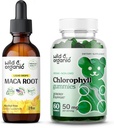 Roșcove Maca sălbatice și organice Tincture 2 fl oz și gume clorofil