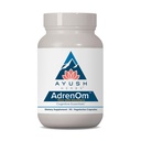 Ayush Herbs AdrenOm - Ayurvedic Adrenal and Stress-Suport Supplement for Women & Men, Ashwagandha & Eleuthero to Support Adrenal Balance, Cognitive Function & Calm - 90 Vegetarian Capsule (1 Count)