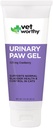 Vet Worty Utile Paw Gel pentru pisici - Cat Suplimentul pentru a sprijini sanatoasa tract urinar si sanatatea vezicii urinare - Feline Supliment cu extract de afine, L-Lysine si vitamina C - Salmon Flavor, 3oz
