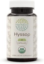 HerbEra Hyssop USDA Organic 60 Capsules 