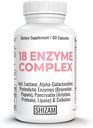 IBS Postbiotice Enzime digestive w Lactoză Alfa-Galactozidază Pancreatic Amilază Lipază Protează Celulază Bromelain Papain 