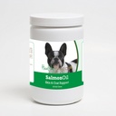 Sănătoși Breeds franceză Bulldog Somon ulei moale Chews 120 Count
