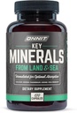Minerale cheie onnit: calciu, magneziu, molibden și supliment de iod (120ct)