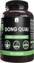 INGREDIENTE ORIGINALE Pure Dong Quai, (365 capsule), fără silicon sau fillere de orez, întotdeauna pure, verificate