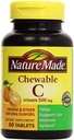 Naturale Made - Vitamina C 500 mg, 120 comprimate masticabile (Twin Pack 2 x 60)