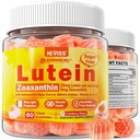 Zahar-Free Lutein Zeaxanthin Suplimente Gummies (25mg) Vitamine A, C, E, Bilberry, Astaxanthin - Ulei de cocos pentru o mai bună absorbție - Adulți și adolescenți Vision Health, Strain ochi, ochi uscat - Vegan, 60Cts