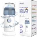 Irigator nazal cu spray Gental - Ultra Fine Mist - Irigare pentru Sinus Relief - Sistem de aspirator mai curat pentru nas - rezistent la apa