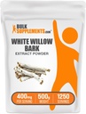 vracSupplements.com Pulbere de extract de scoarță de salcie albă - Supliment vegetal, Pulbere de scoarță de salcie albă - Gluten gratuit, 400 mg per Serving, 500g (1.1 lbs) (Pachet de 1)