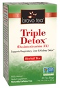 Bravo Ceai Triple Detox Herbal Ceai Cafeina gratuit, 20 Ceai Bags