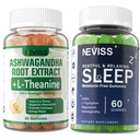 NEVASS Melatonina Gummies de somn gratuit + Ashwagandha Gumies 2000mg