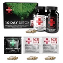 Rescue Detoxifiere 10 zile Kit permanent de dezintoxicare - 132ct capsule 