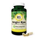 Silver Lining Herbs 21 Bright Eyes - Suportă Dog Eye Health - Menţine nivelul normal de minerale pentru ochi de câine - Herbs naturale de sprijin pe termen lung Canine Eye Health - 90 capsule