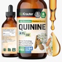 BIO KRAUTER Quinine for Leg Cramps Tincture - Cinchona Bark Extract - Vegan Quinine Liquid - Alcool & Sugar Free Extract 4 Fl.Oz.