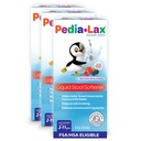 Pedia-Lax lichid Stool Softner pentru copii, Vârstele 2-11, Aroma Berry, 4 Fl Oz (Pachet de 3) Ambalajul poate varia