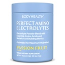 BodyHealth Perfect Amino Electroliti Pulbere Nu Zahăr, Hidratare Fasting Keto Zero Electrolitii de zahăr Băutură Mix cu Minerale Trace - Fructe Pasiune - 30 Serviri