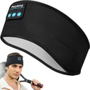 Căștile de dormit Perytong Wireless, Bluetooth Căștile de bandă sport cu difuzoare Ultra-Thin HD Stereo, Unisex, Perfect pentru dormit, Workout,Jogging, Yoga, Insomnie, Air Travel, Meditatie