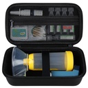 Elonbo Carrying case for Astma Inhaler, Inhalator Spațiu pentru copii și adulți, Măști, Inhalator Astma Travel Organizator Bag, Pocket Se potrivește Alergia Meds, Ventolin Inhaler, Negru (Numai cauza)