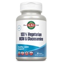 KAL 100% Vegetarian MSM & Glucosamină - Asistenţă comună sănătoasă - Glucosamină Vegană şi Supliment MSM - Produse fără peşte Shellfish - Lab Verificate - 60 de zile Garanţie - 60 Serviri, 60 comprimate