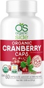 Organic Cranberry 60 Capsule - Prevenirea UTI - Certificat USDA - Non OMG - Vegan