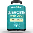 Nutrivein Zinc Querbetin Supliment combinat - îmbunătățit-Absorbție Quercetină cu zinc pentru respirație, Cardio, Immun, și Full-Body Support - Biodisponibilitatea maximă
