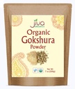 Jiva Organics Gokshura Powder 7 Ounce Bag - Non-GMO, Pur, Full Spectrum Tribulus - Indian Origin