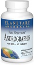 Plante planetare Spectrum complet Andrographis 400mg - Ayurvedic Herb - 60 comprimate