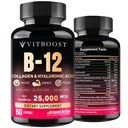 B12 cu acid hialuronic, colagen și Folat 