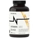 Vitamina D3 + K2 cu ulei de cocos - D3 10000 UI & K2 (MK-7) 200 mcg 