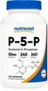 Nutricost P5P Vitamina B6 Supliment 50mg, 240 capsule (Pyridoxal-5-Fosfat) - Vegetarian prietenos, non-GMO, gluten gratuit