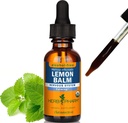 Herb Pharm Certified Organic Lemon Balm Extract lichid pentru calmarea suportului sistemului nervos, Glicerit fără alcool, 1 Oz