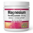 Factori naturali Magneziu Bisglicinat pulbere - întregul corp de sprijin pentru sănătate - Suplimentul de magneziu natural susține rezistența osoasă și sănătatea - 5.1 oz (50 serviri)