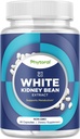 White Rinichi Bean Extract Carb Bloc - White Rinichi fasole Supliment pentru metabolism Boost & Ease Calorii de la amidon - Carbo Control Suplimente - 60 Capsule