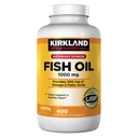 Kirkland Signature Fish Oil 1000 mg, 400 Softgels (2 ambalaj)