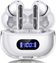 Căști wireless P1 PRO, Căști fără fir Bluetooth cu clear Call Mics Muguri ureche, Fit confortabil, IPX7 Căști impermeabile viață baterie lungă, 30H Timp de joacă pentru antrenamente sportive
