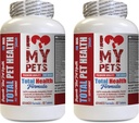 Iubesc PETS LLC Dog Imunitate - Câinele Total PET Sănătate - Formula Premium - Cel mai bun Complex - Dog Vitamina a - 2 Sticle (120 tratează)