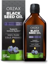OrzAX Black Seed Seed Oil Liquid (8 fl oz) - Rece presat 100% Pure 