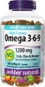Webber Naturals High Potentity Omega 3-6-9, 18000Count